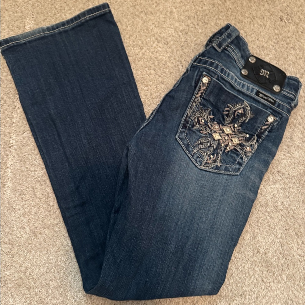 Miss Me Women's Boot Cut Jeans Size 29 - Picture 3 of 7